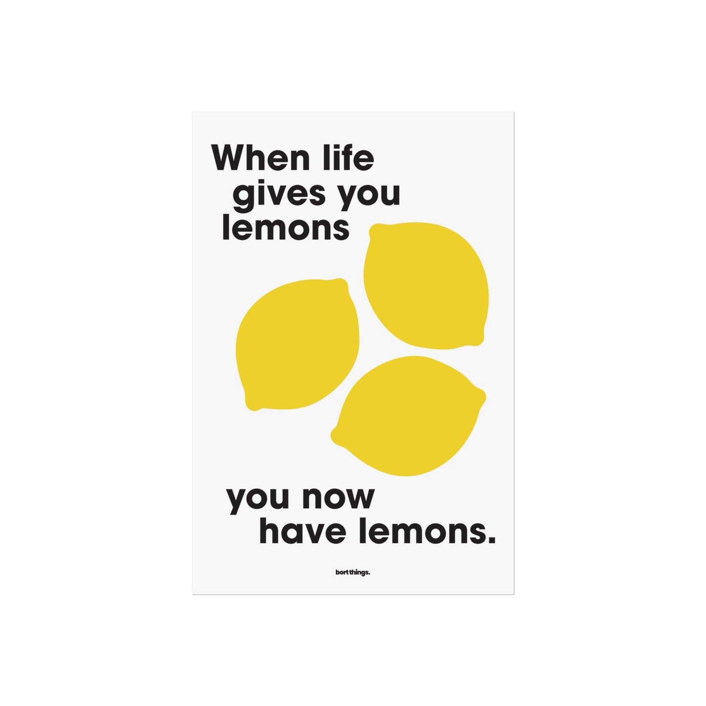 Lemons | Print