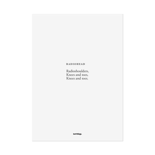 A Short Poem about Radiohead